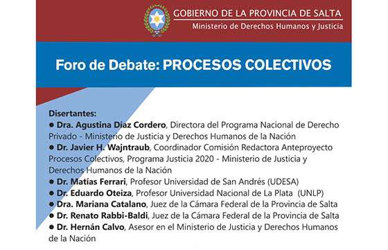 Continúan abiertas las inscripciones para el Foro Debate: Procesos Colectivos